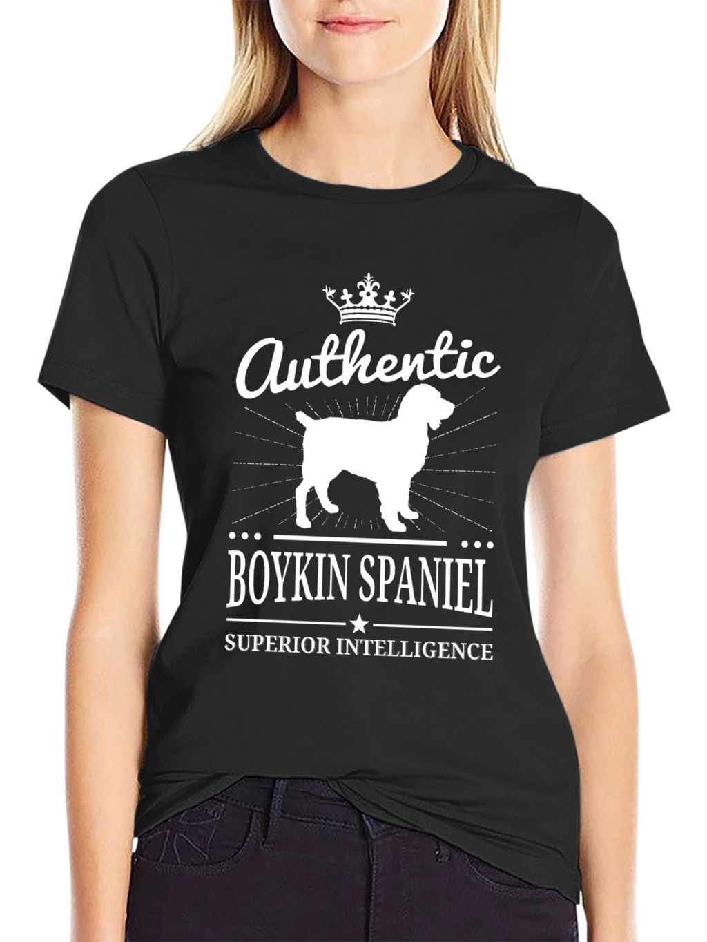 Authentic Boykin Spaniel Black T-Shirt