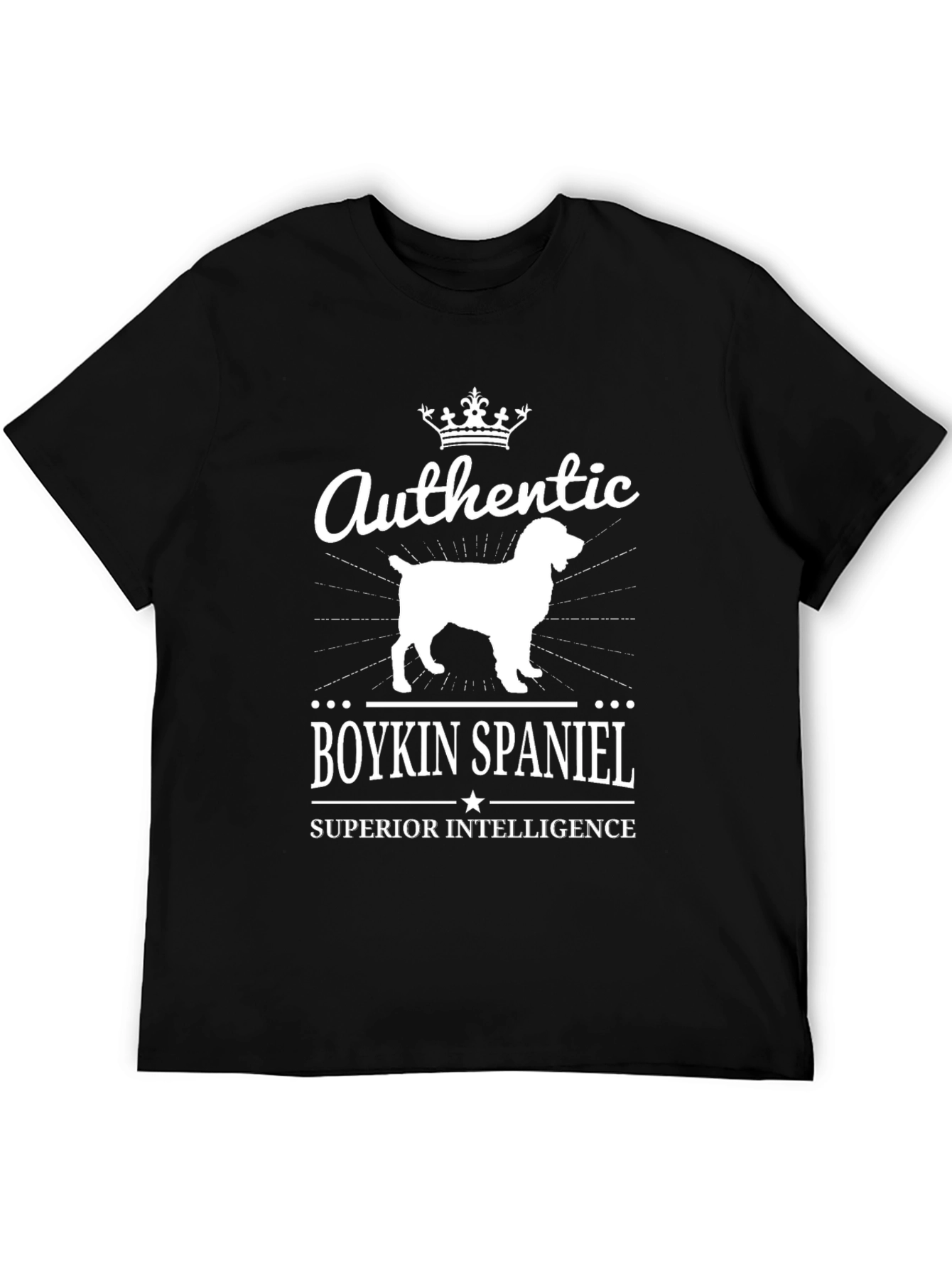 Authentic Boykin Spaniel Black T-Shirt