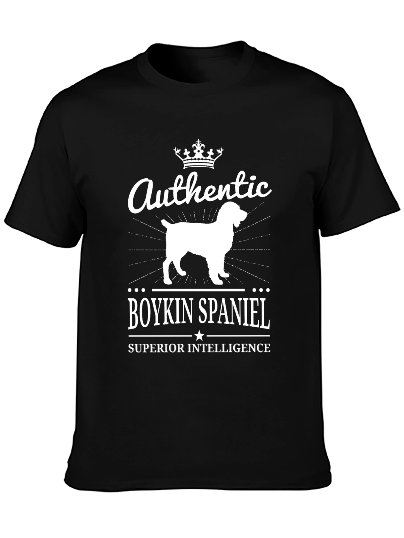 Authentic Boykin Spaniel Black T-Shirt