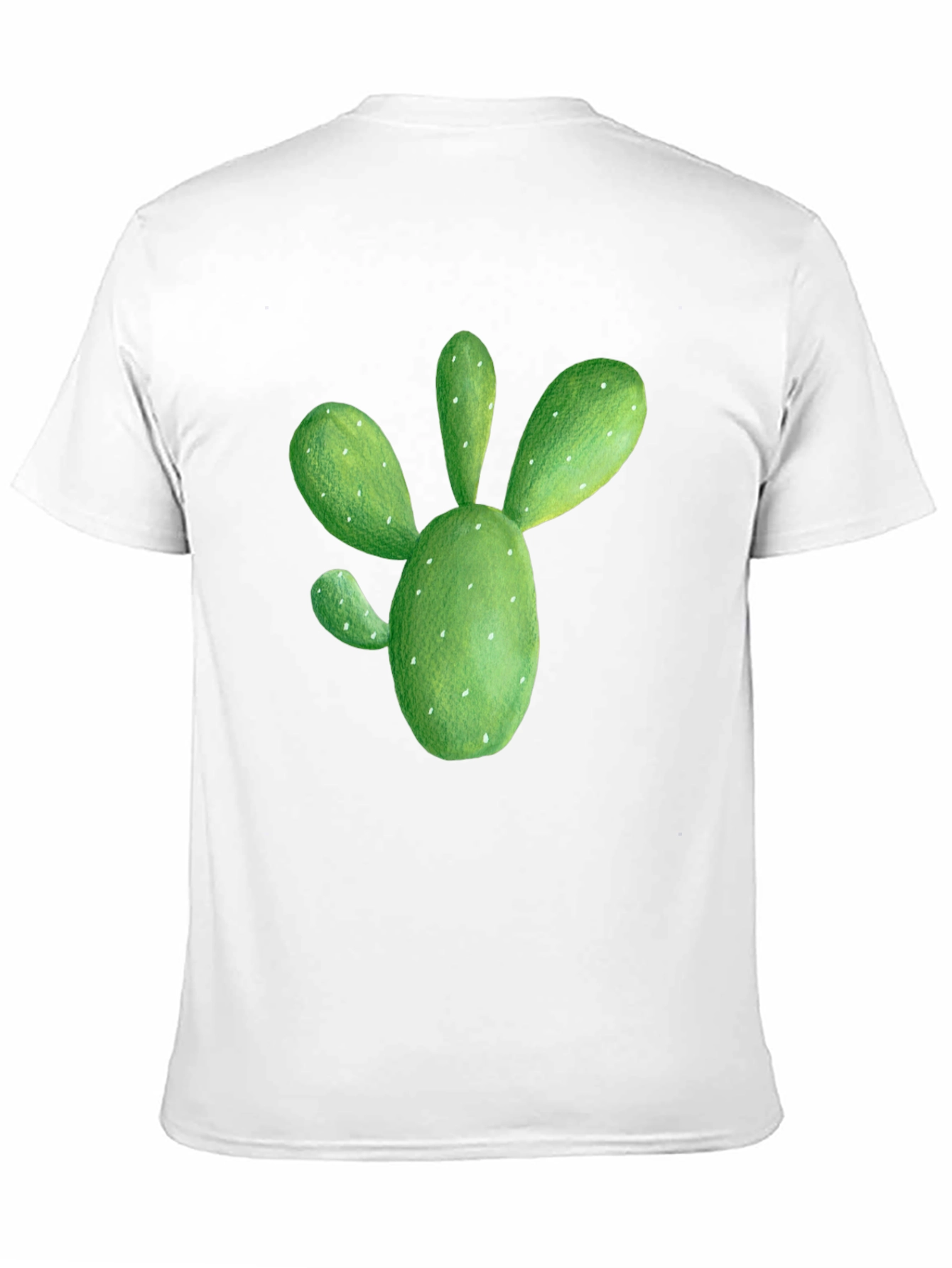 Cactus Graphic Tee - Black Cotton T-Shirt