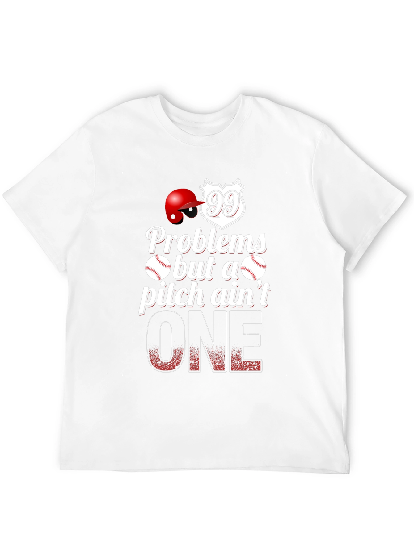 Baseball Problems Pitch Aint One T-Shirt