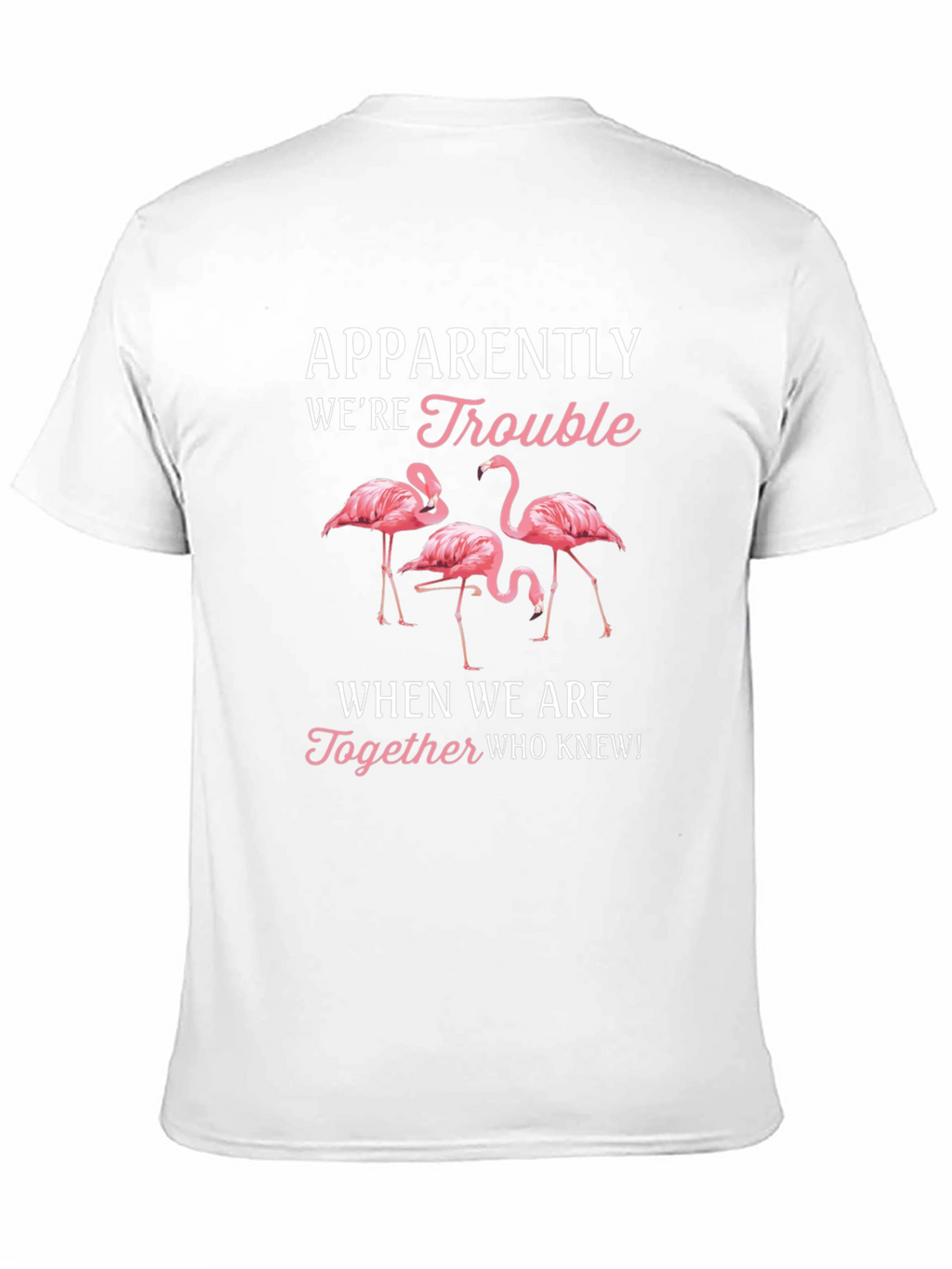Funny Flamingo Trouble T-Shirt