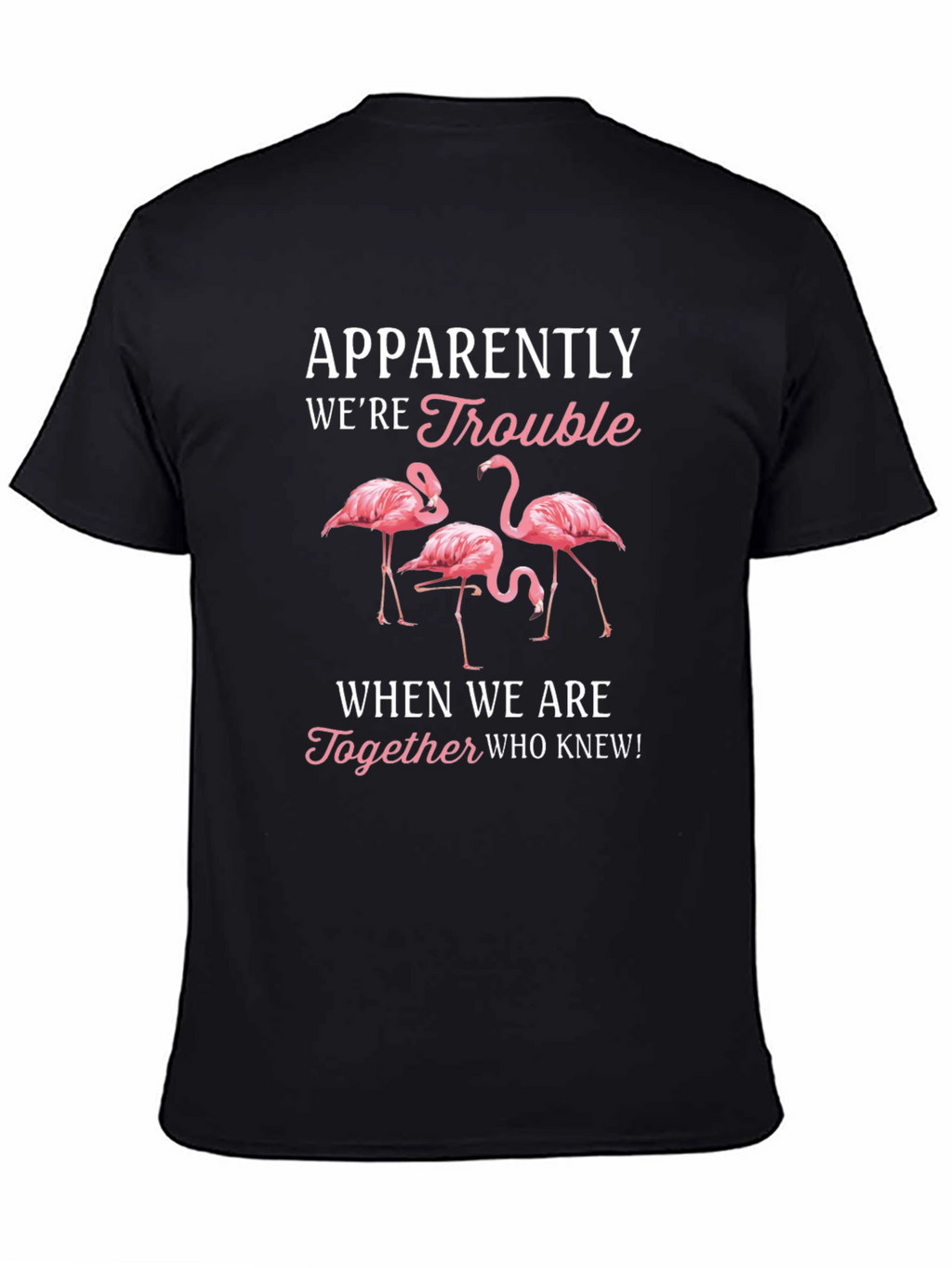 Funny Flamingo Trouble T-Shirt