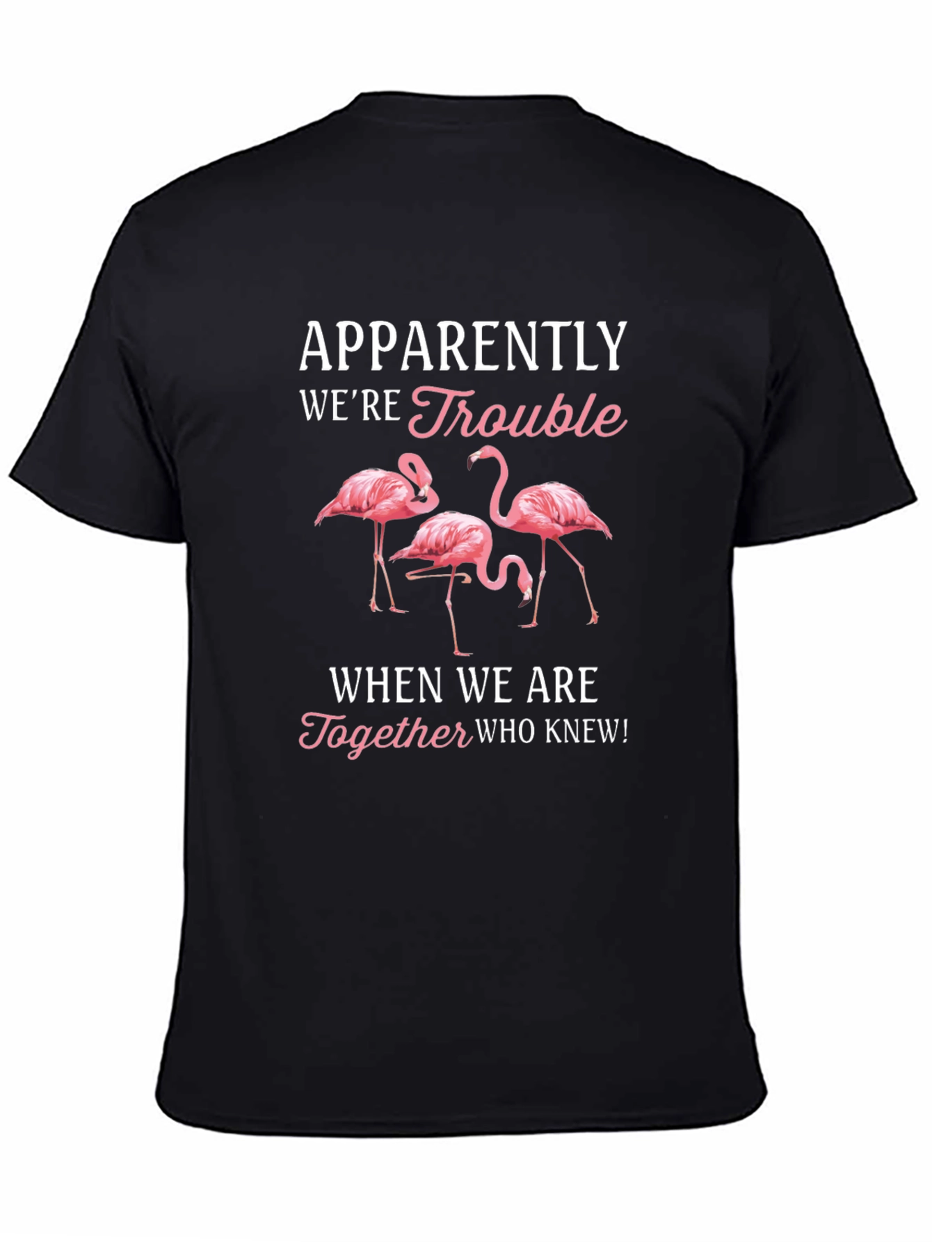Funny Flamingo Trouble T-Shirt