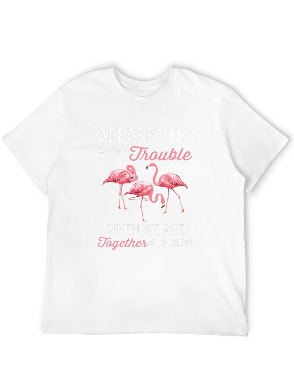 Funny Flamingo Trouble T-Shirt