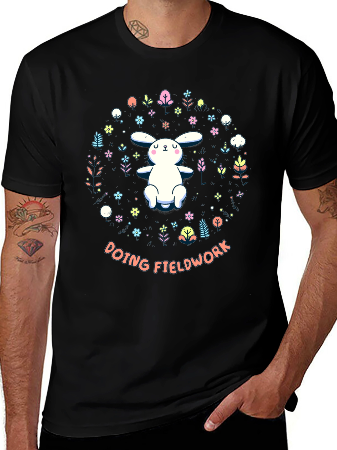 Doing Fieldwork Bunny Tee - Comfort & Style
