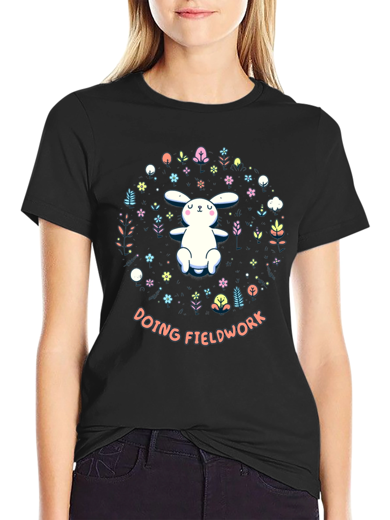 Doing Fieldwork Bunny Tee - Comfort & Style