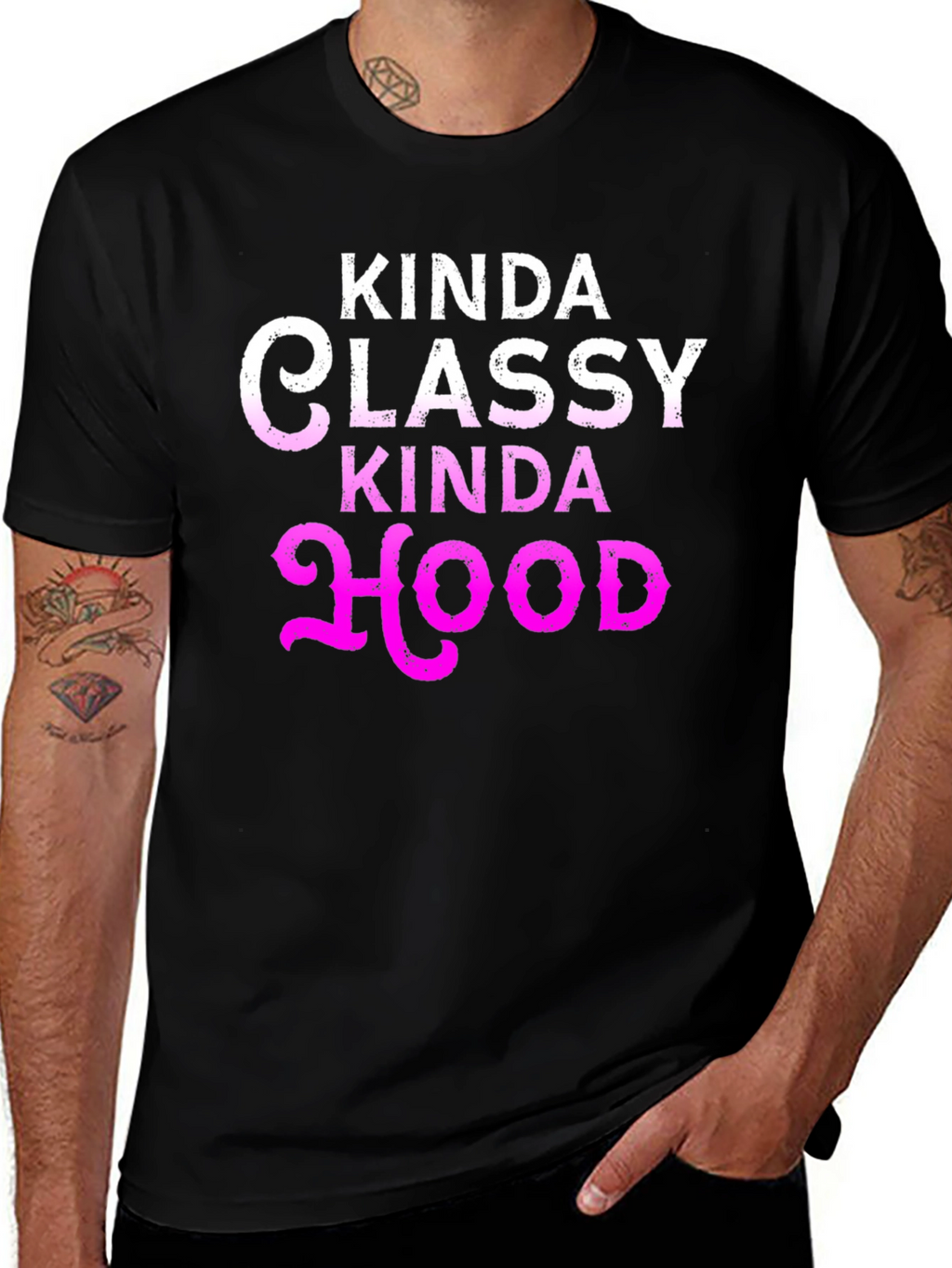 Kinda Classy Kinda Hood Graphic T-Shirt