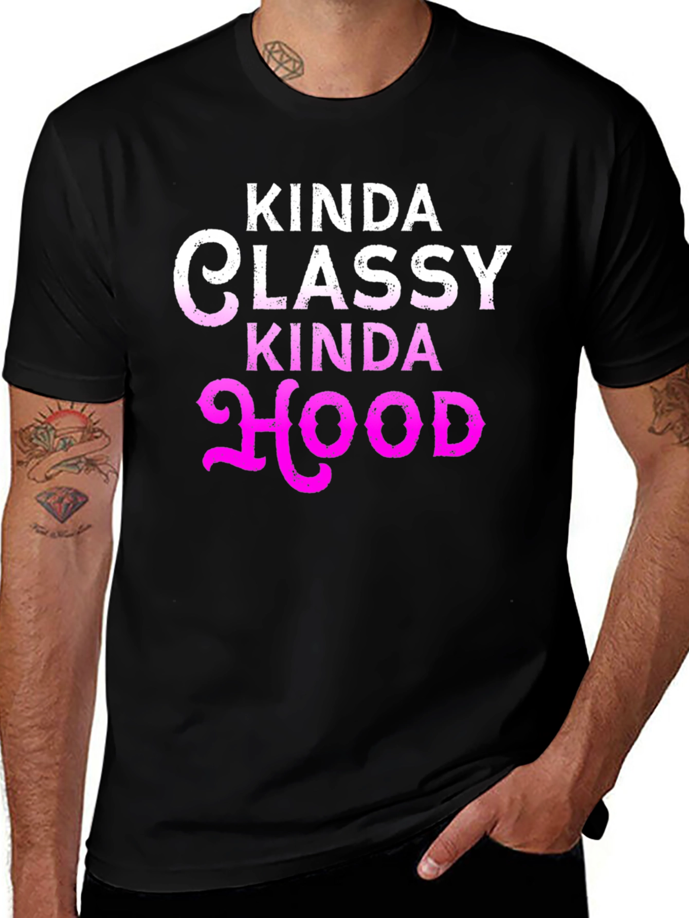 Kinda Classy Kinda Hood Graphic T-Shirt