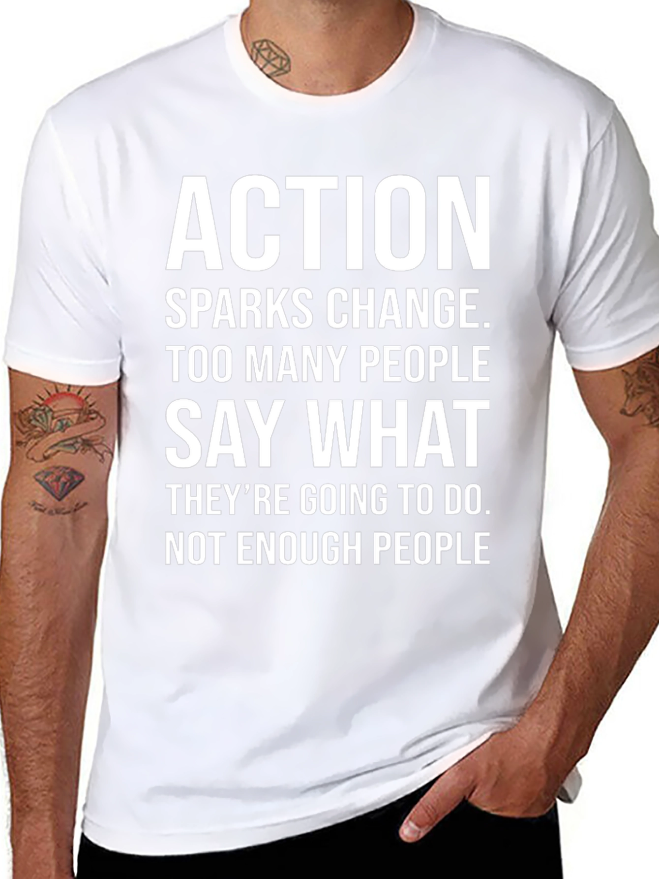 Action Sparks Change Graphic T-Shirt
