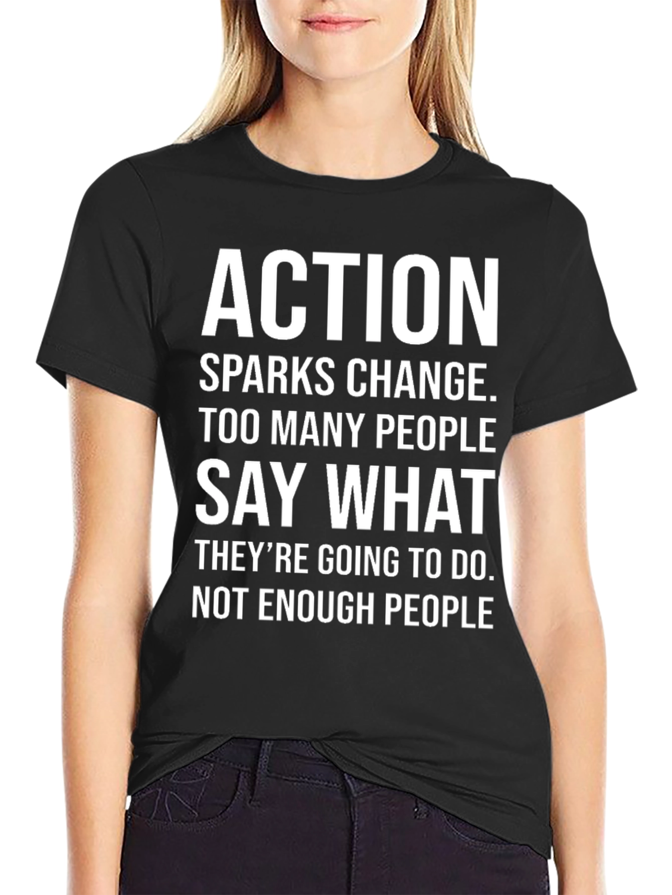 Action Sparks Change Graphic T-Shirt