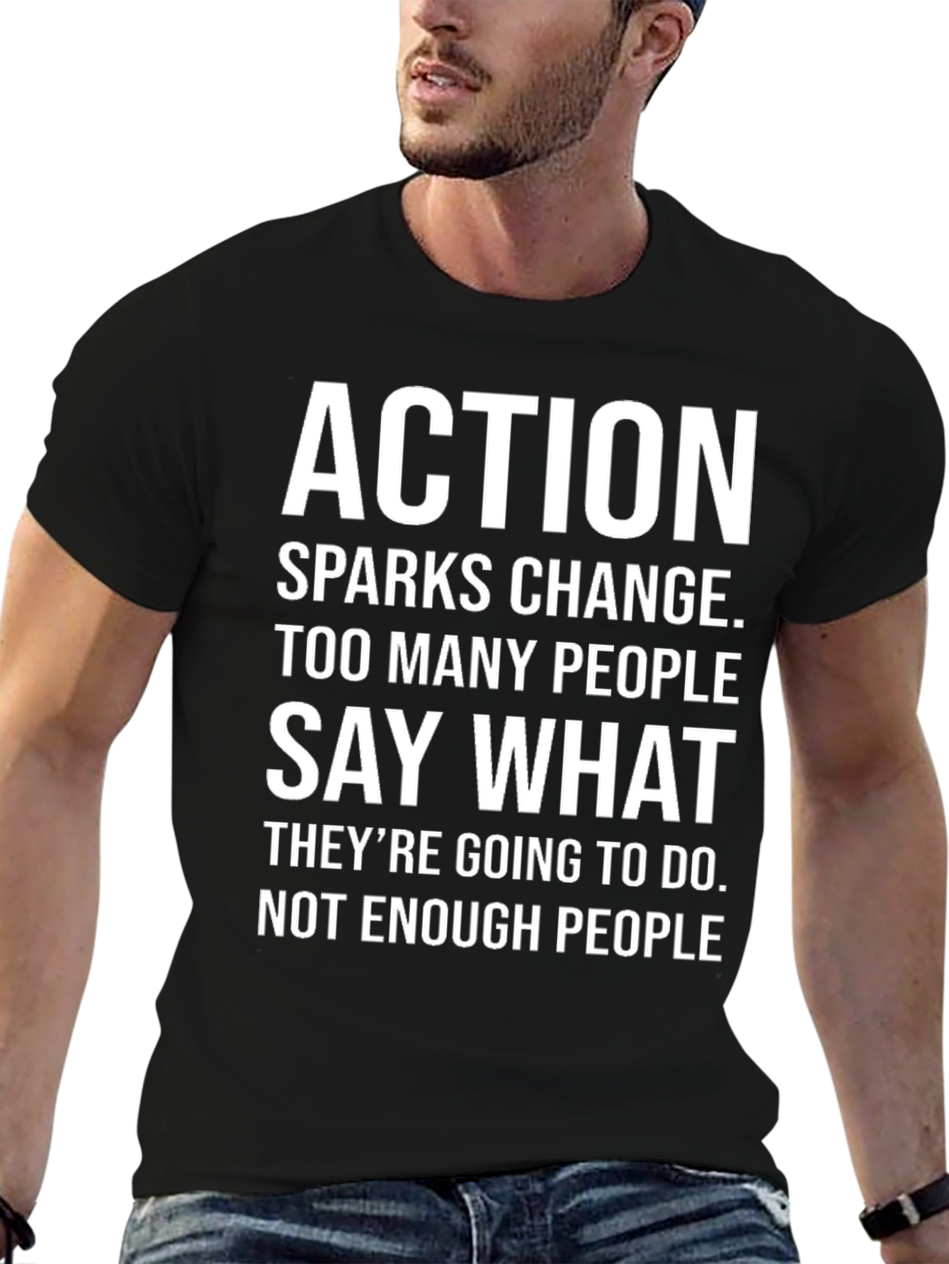 Action Sparks Change Graphic T-Shirt