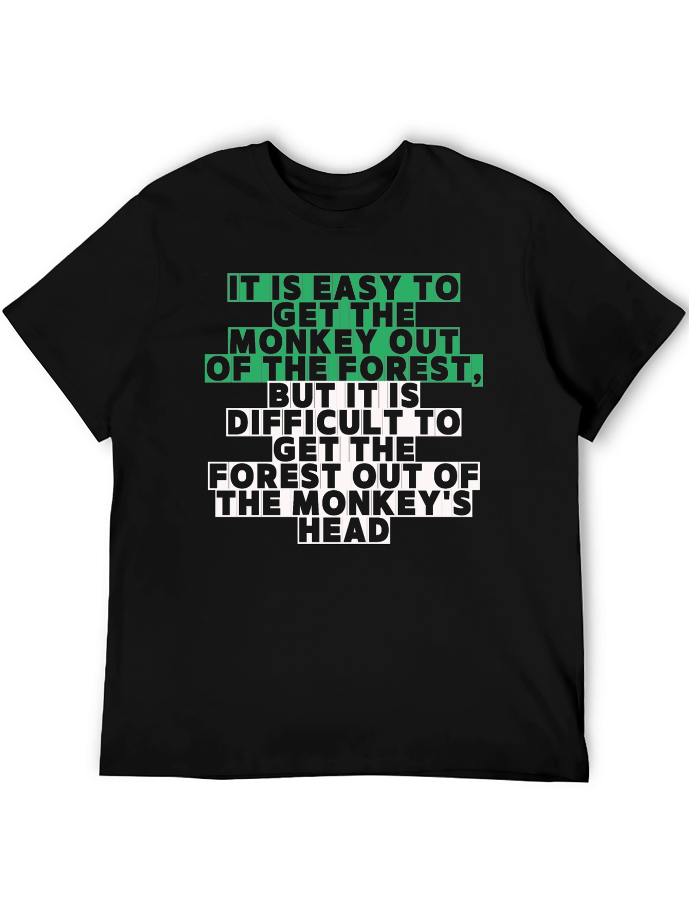 Monkey Forest Graphic Tee - Unique & Humorous