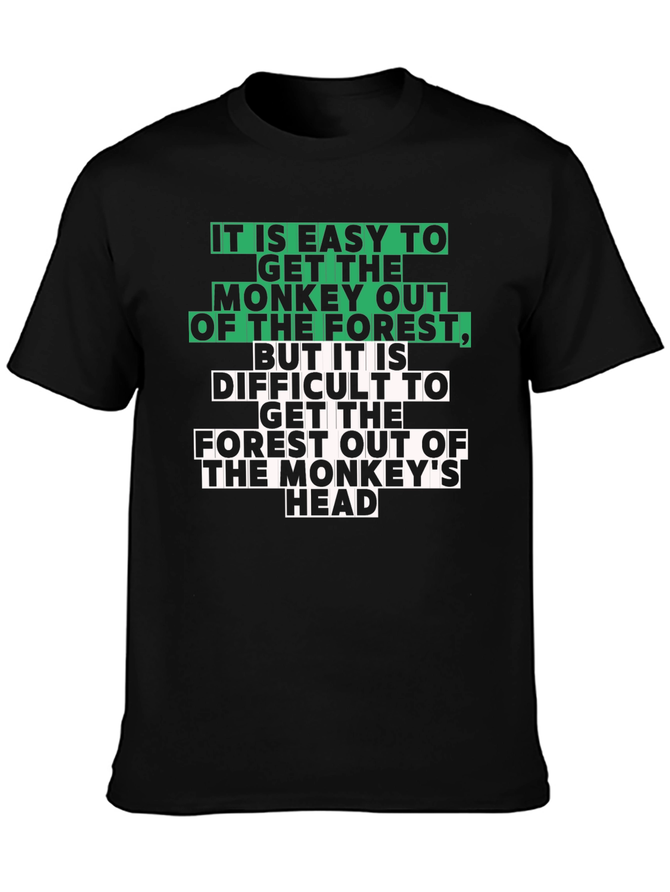 Monkey Forest Graphic Tee - Unique & Humorous