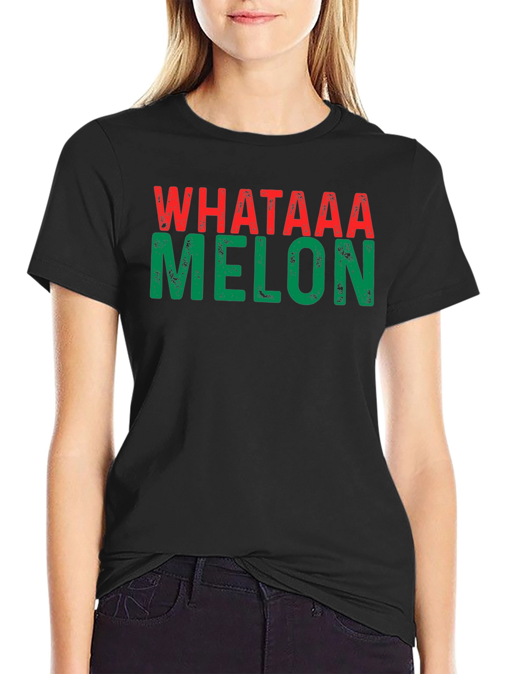 What A Melon Graphic Tee - Black