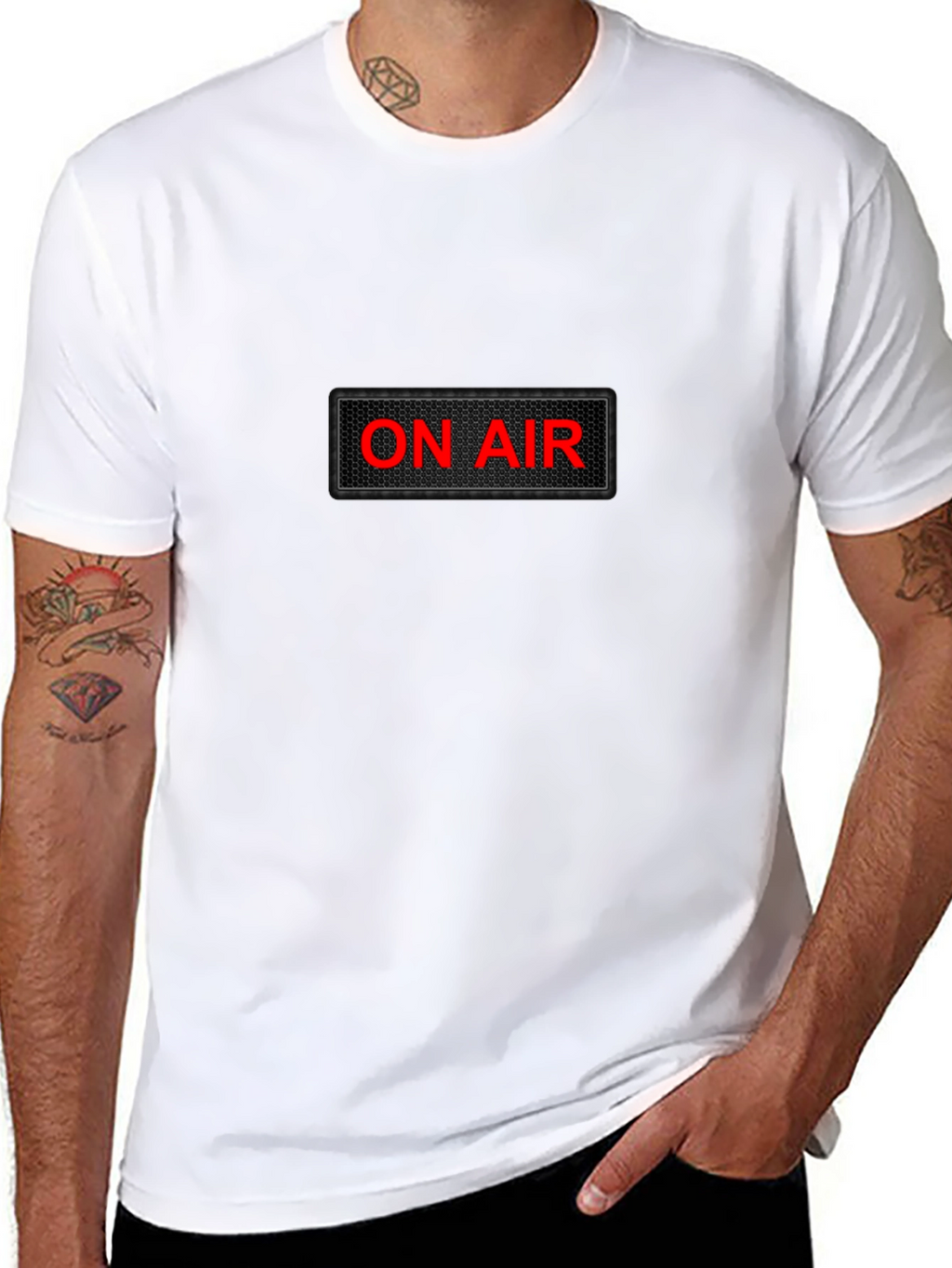 On Air Graphic Tee - Premium Black T-Shirt
