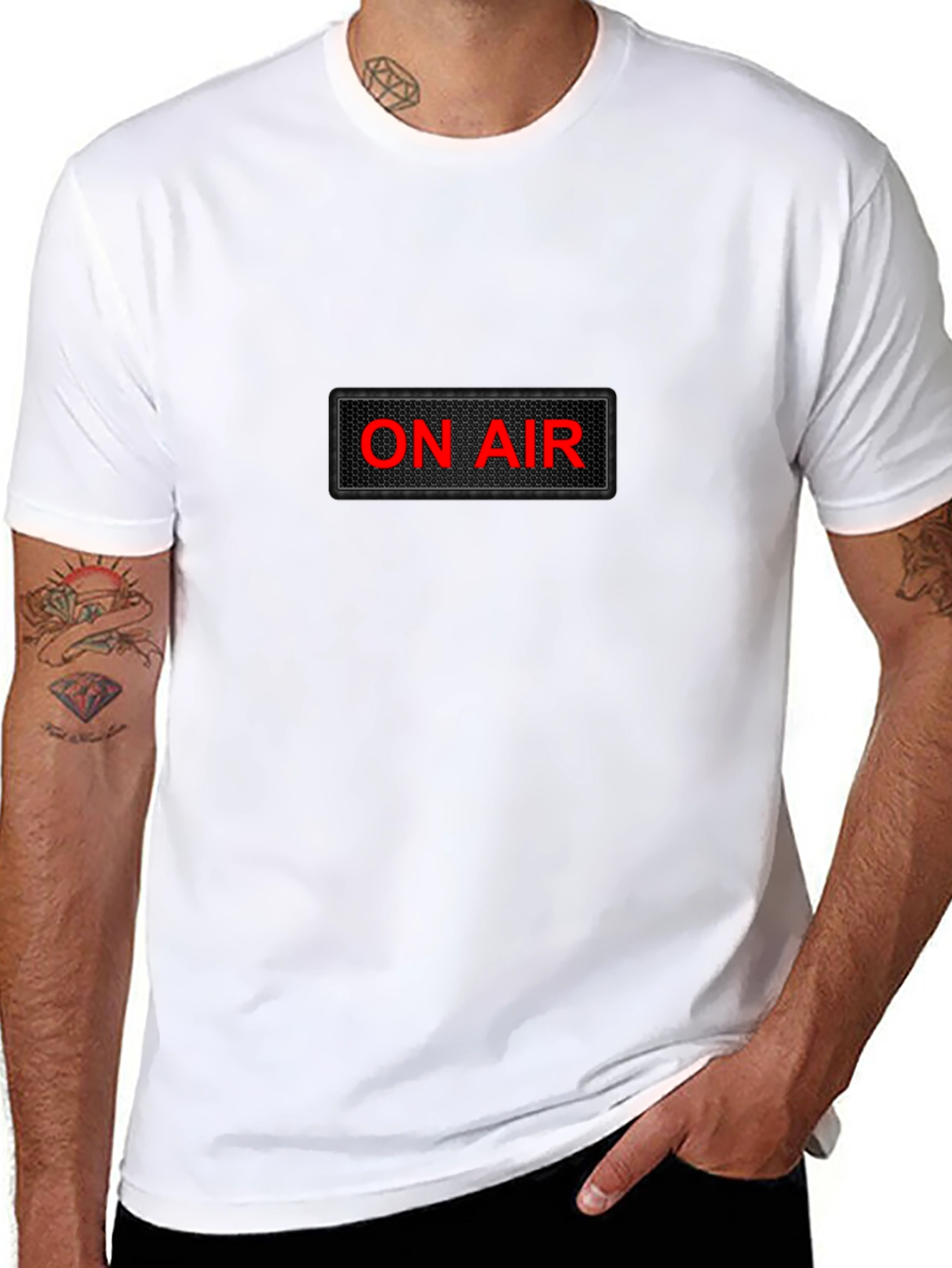 On Air Graphic Tee - Premium Black T-Shirt