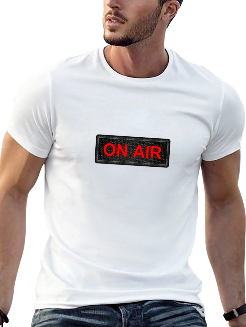 On Air Graphic Tee - Premium Black T-Shirt