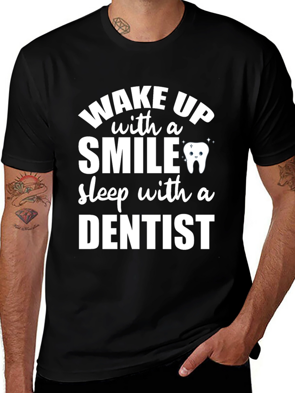 Wake Up With a Smile Dentist T-Shirt