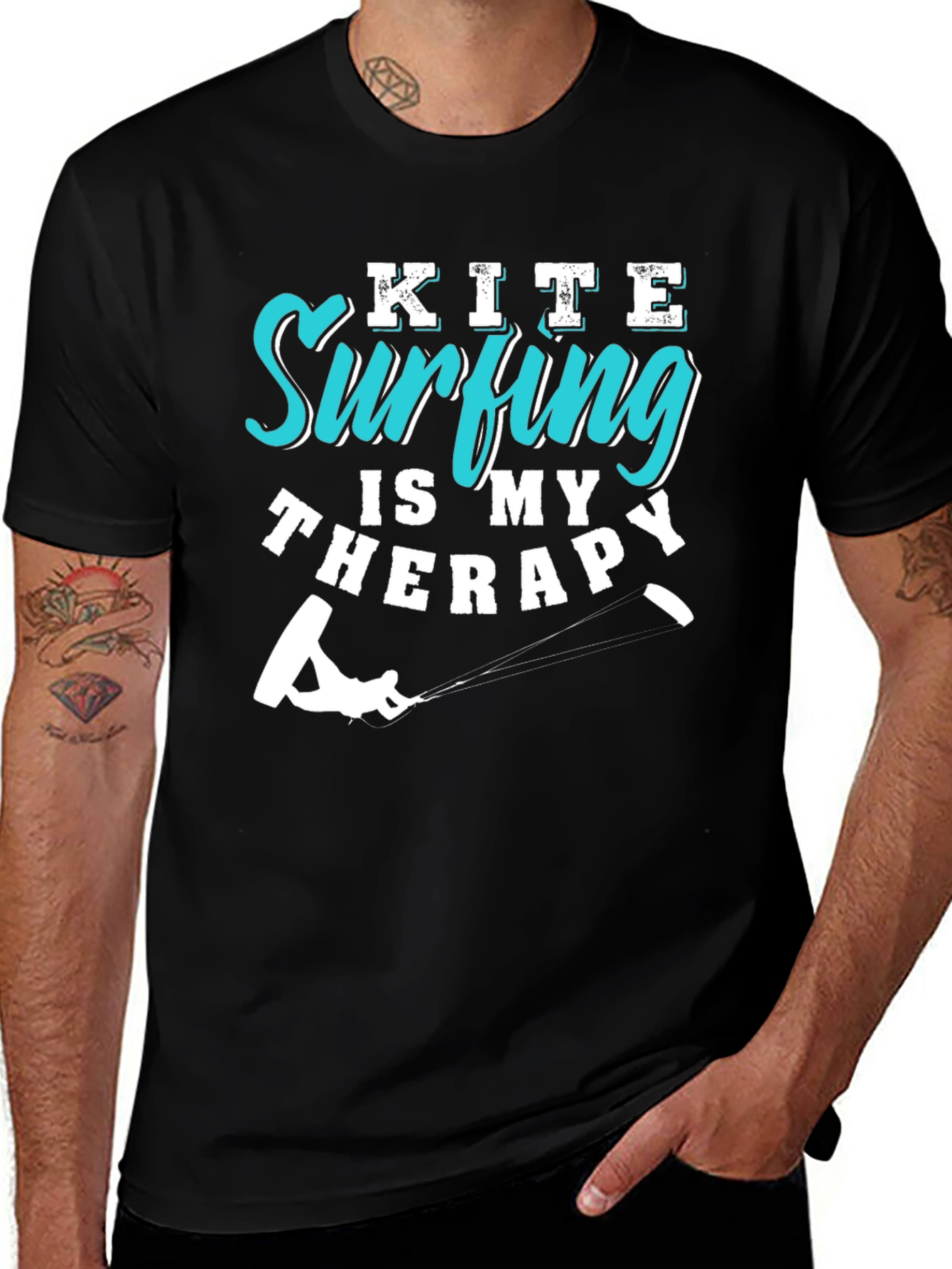 Kite Surfing Therapy T-Shirt