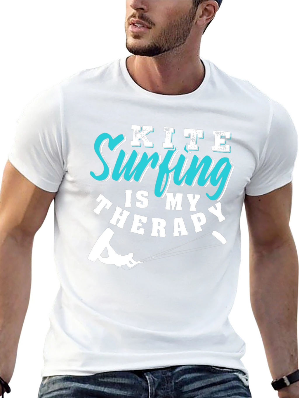 Kite Surfing Therapy T-Shirt