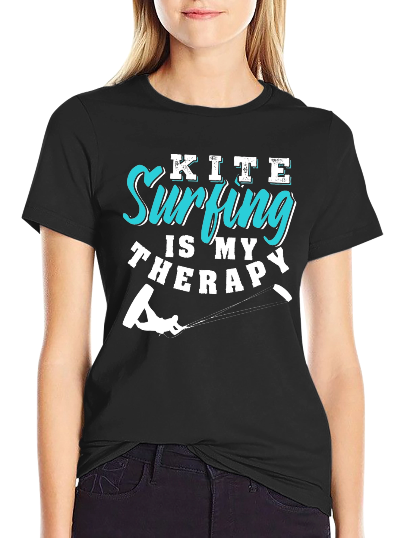 Kite Surfing Therapy T-Shirt