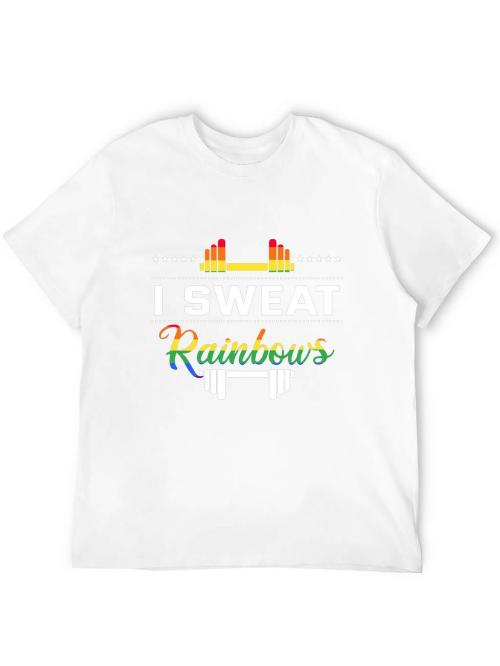 I Sweat Rainbows T-Shirt - Pride Fitness Tee