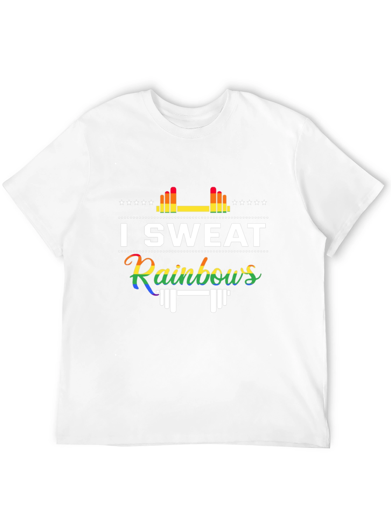 I Sweat Rainbows T-Shirt - Pride Fitness Tee