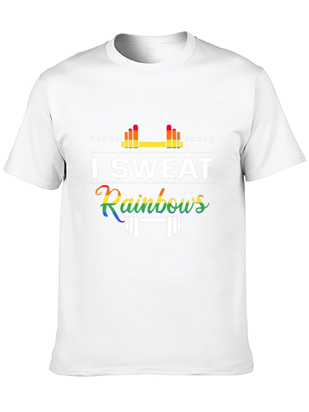 I Sweat Rainbows T-Shirt - Pride Fitness Tee