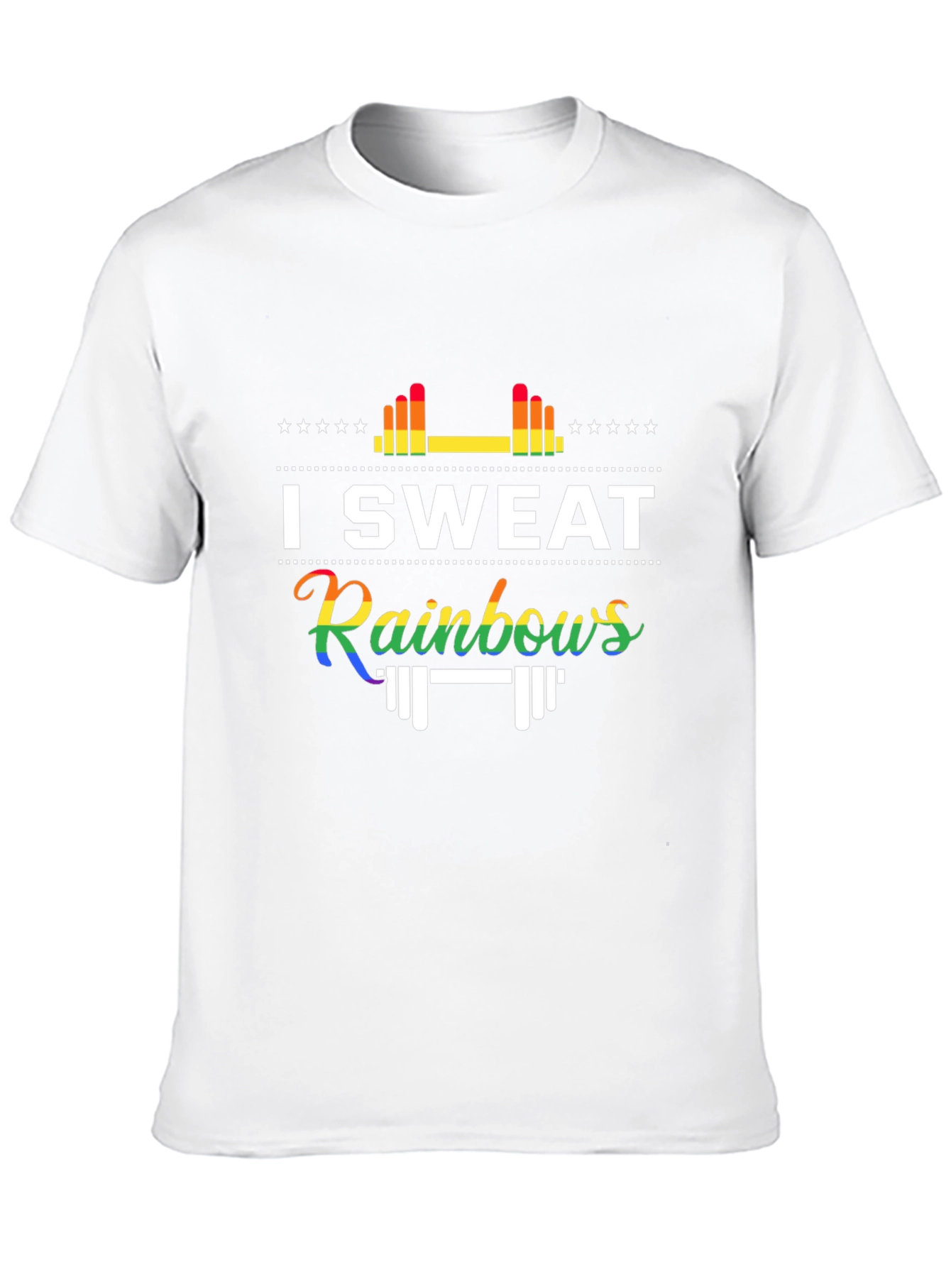 I Sweat Rainbows T-Shirt - Pride Fitness Tee