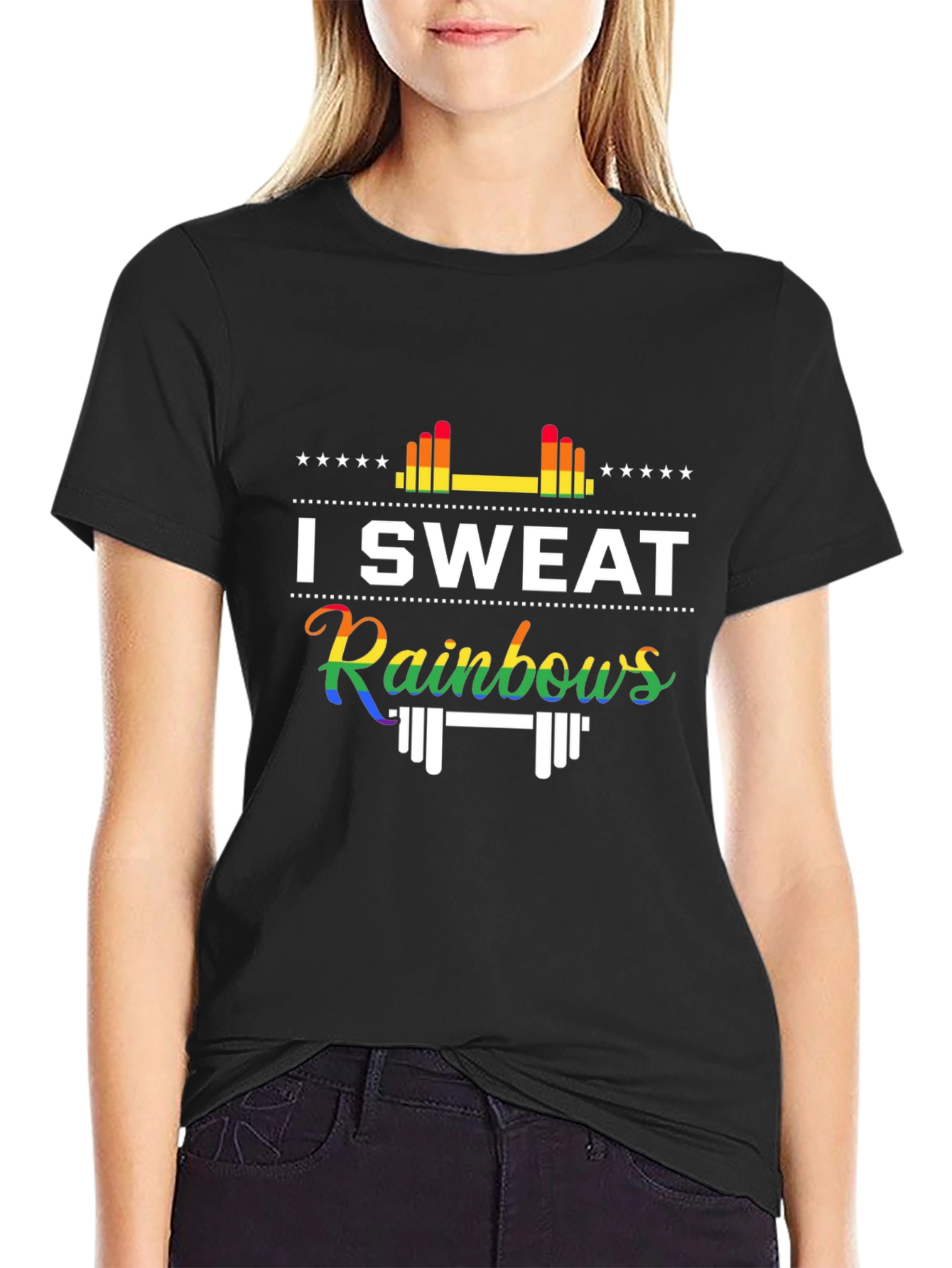 I Sweat Rainbows T-Shirt - Pride Fitness Tee
