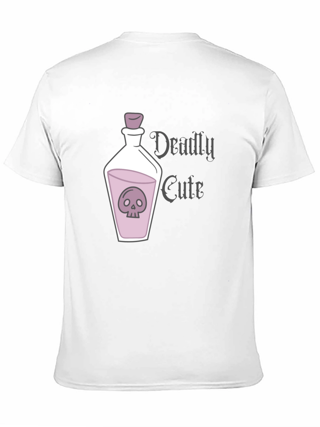 Deadly Cute Skull Potion Graphic T-Shirt