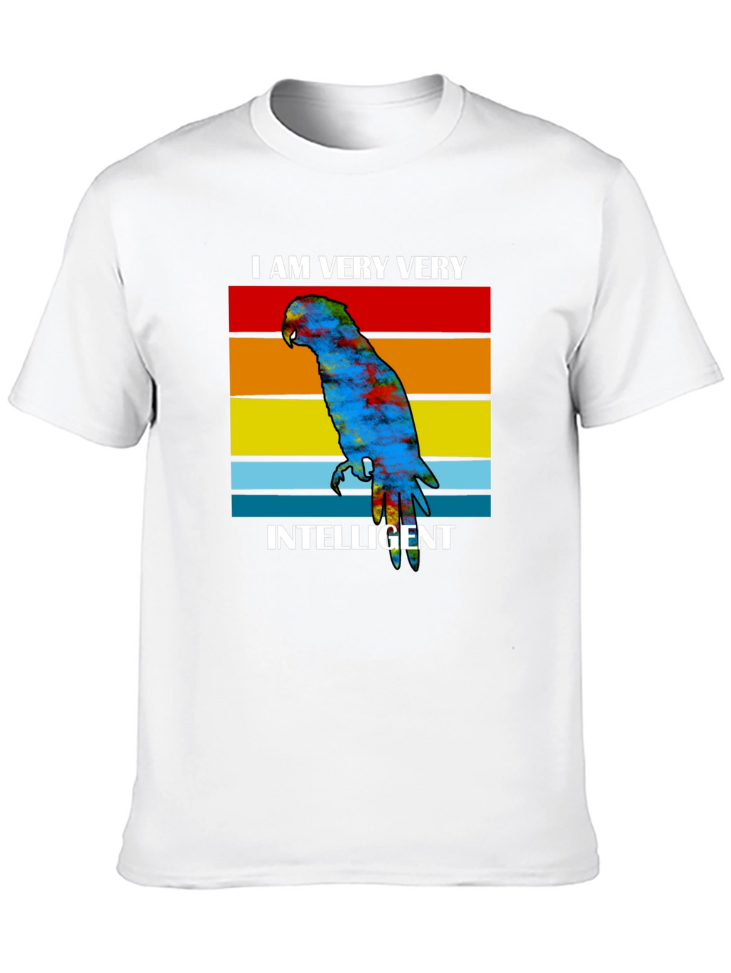 Intelligent Parrot Graphic Tee - Unique Design
