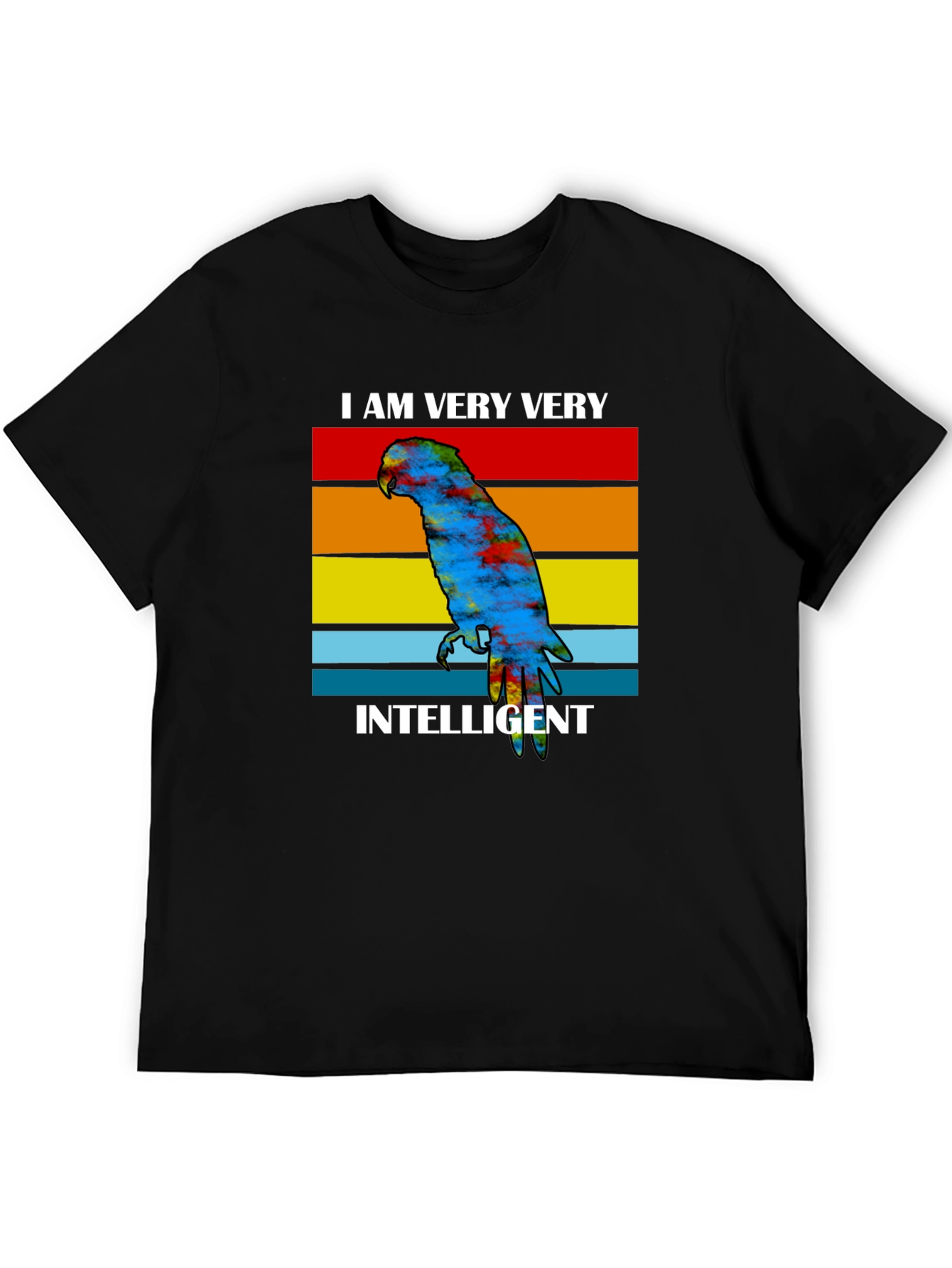 Intelligent Parrot Graphic Tee - Unique Design