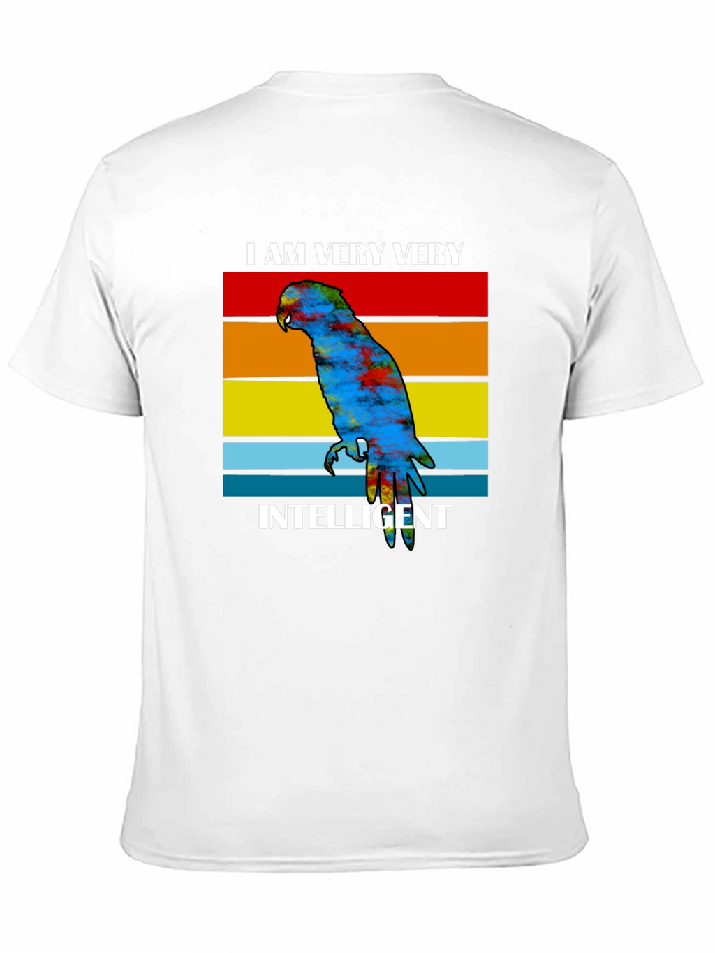 Intelligent Parrot Graphic Tee - Unique Design