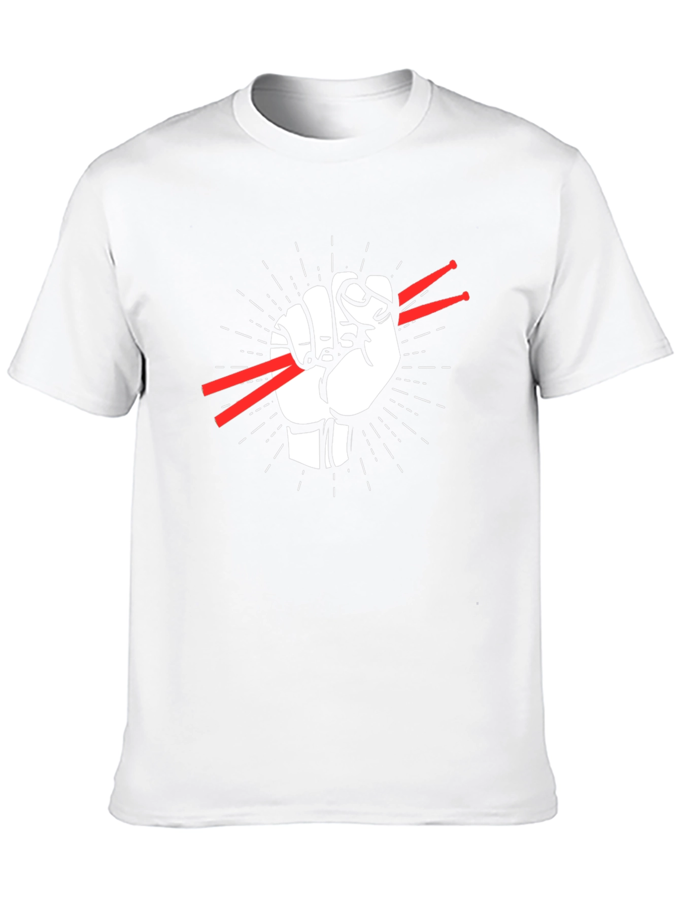 Drummers Fist T-Shirt - Rock Music Tee