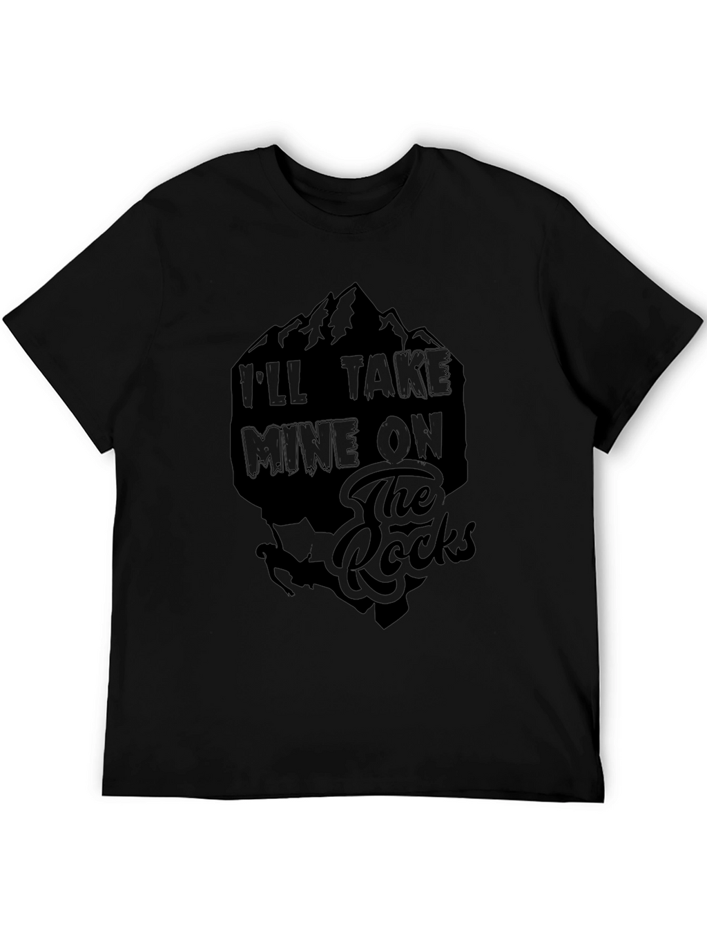 Ill Take Mine On The Rocks Graphic Tee