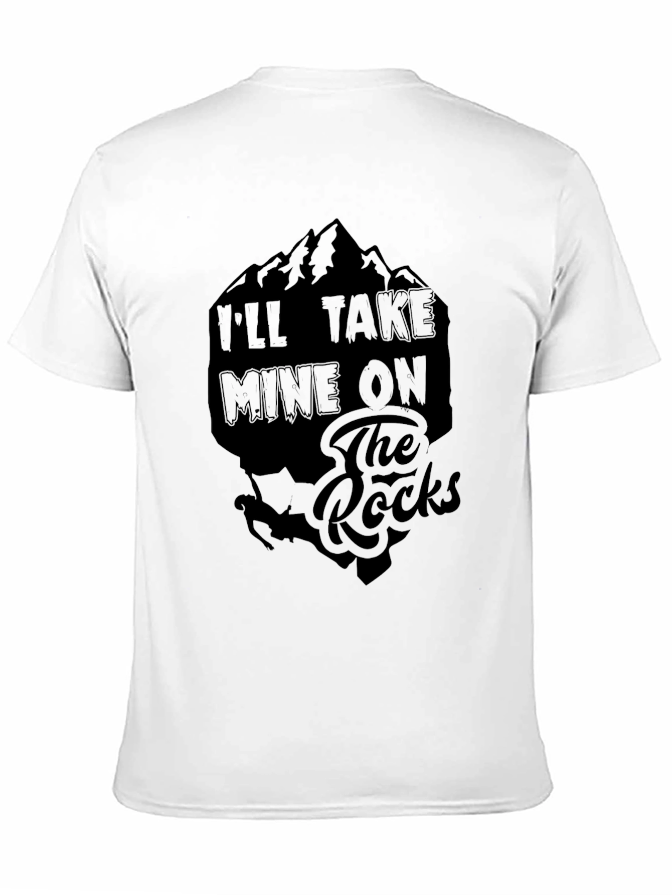 Ill Take Mine On The Rocks Graphic Tee