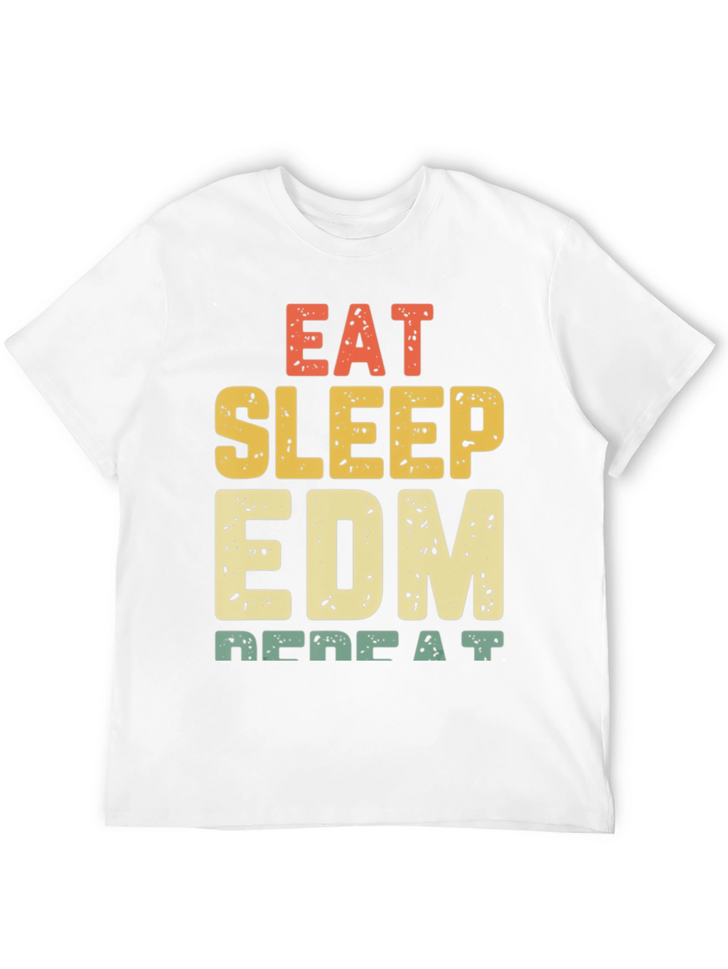 Eat Sleep EDM Repeat Black Graphic Tee