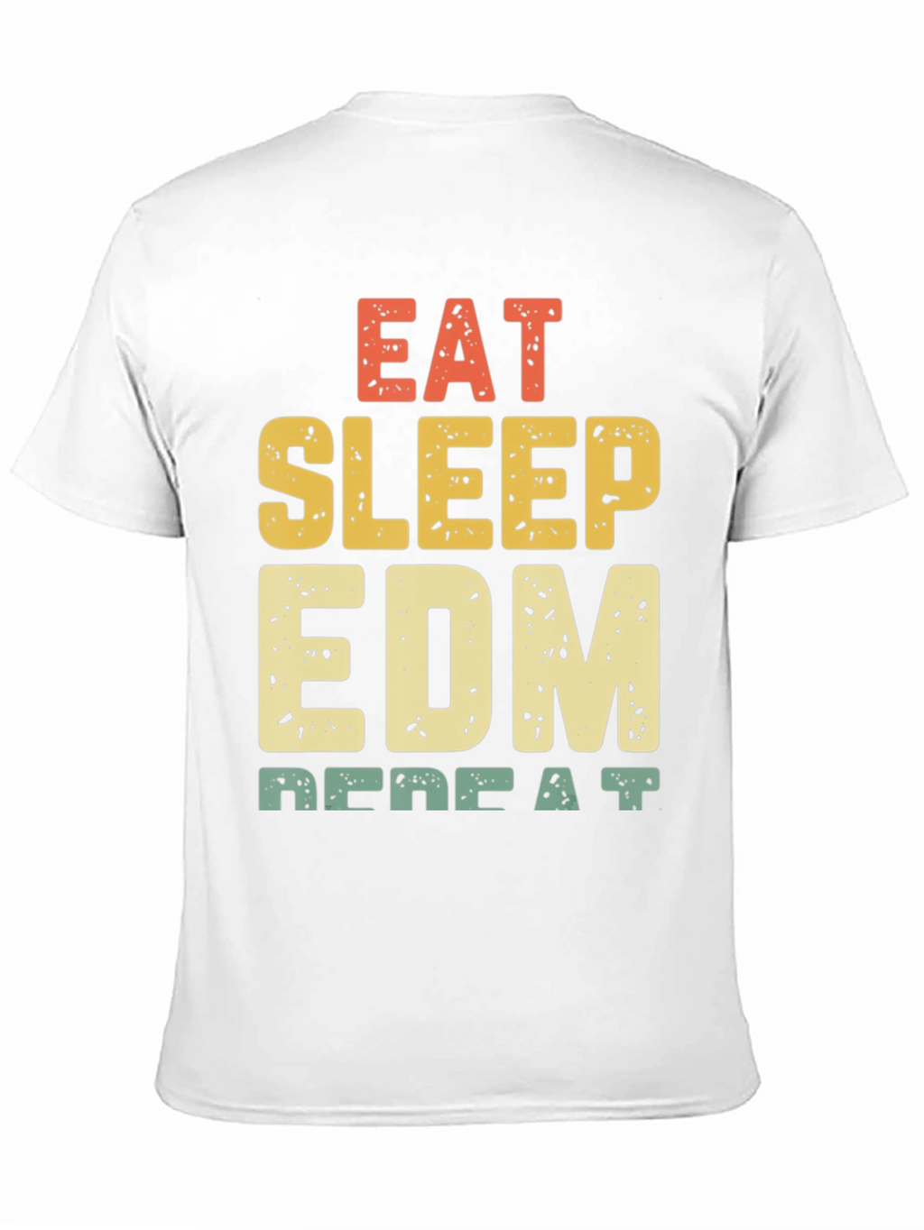 Eat Sleep EDM Repeat Black Graphic Tee