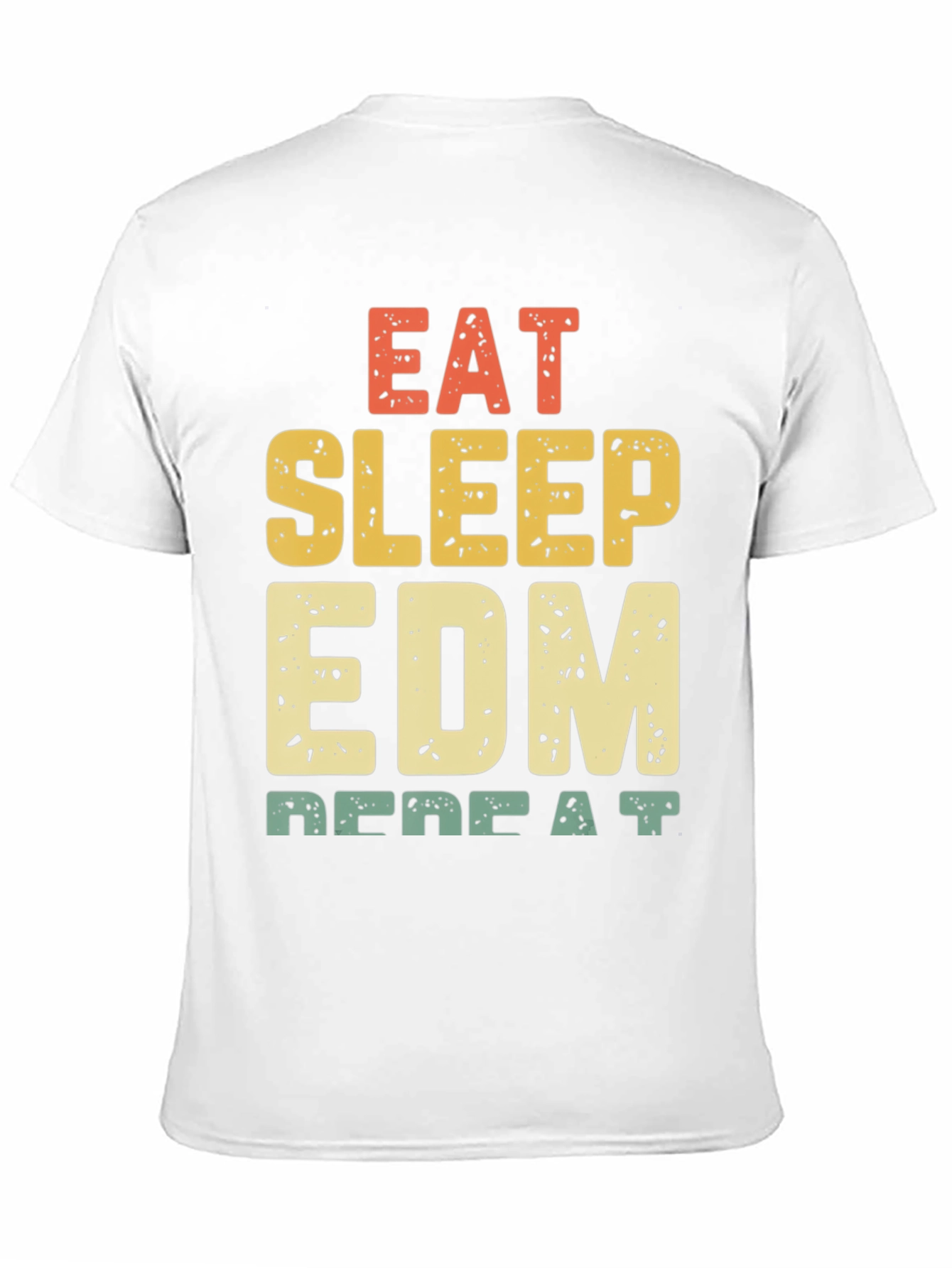 Eat Sleep EDM Repeat Black Graphic Tee