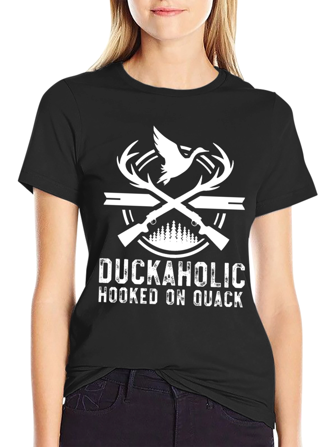 Duckaholic Hunting Graphic T-Shirt