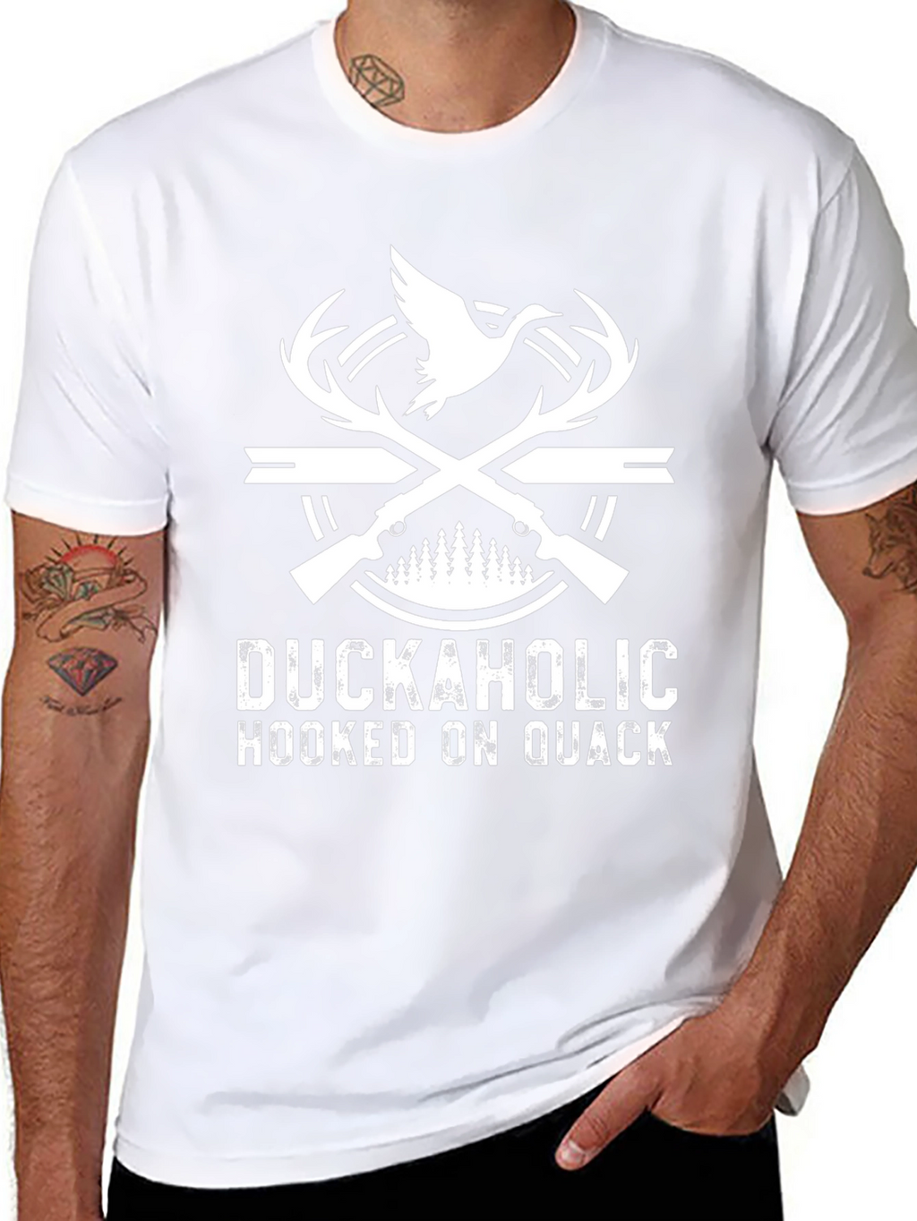 Duckaholic Hunting Graphic T-Shirt