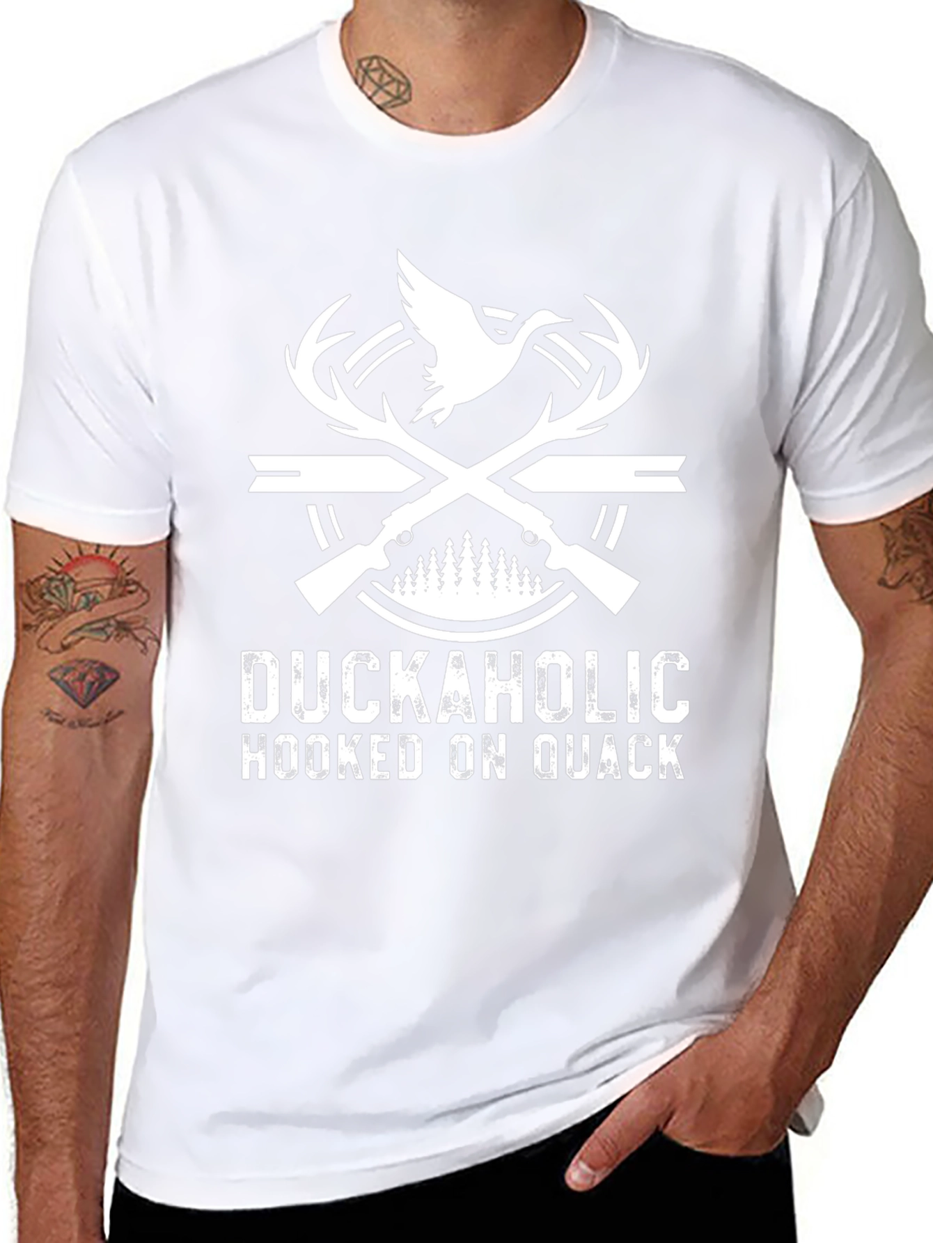 Duckaholic Hunting Graphic T-Shirt