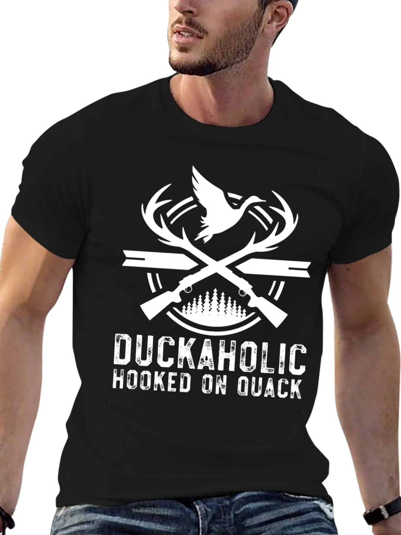 Duckaholic Hunting Graphic T-Shirt