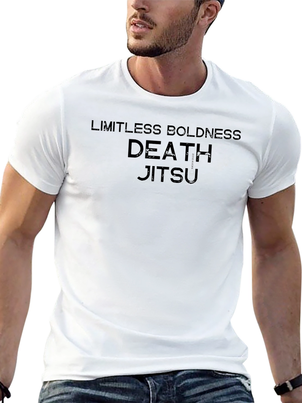 Death Jitsu Black Graphic T-Shirt