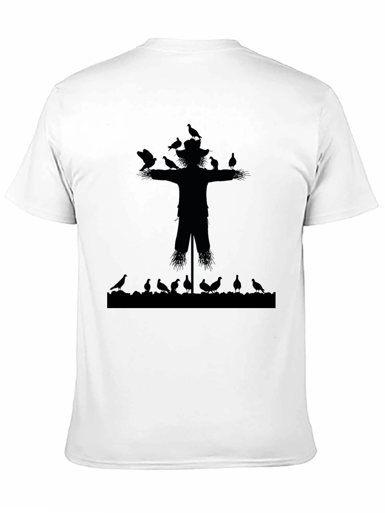 Scarecrow and Crows Graphic T-Shirt