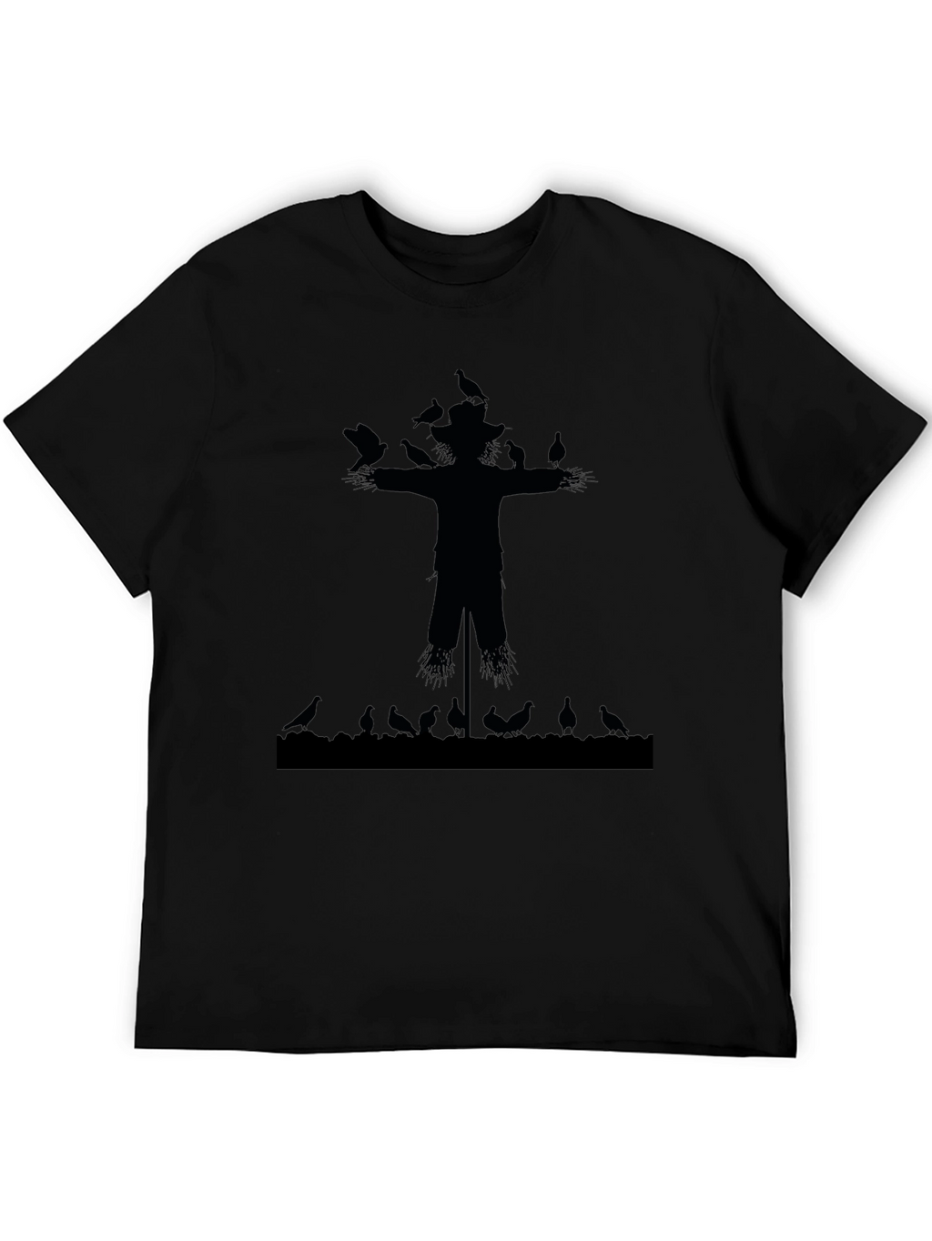Scarecrow and Crows Graphic T-Shirt