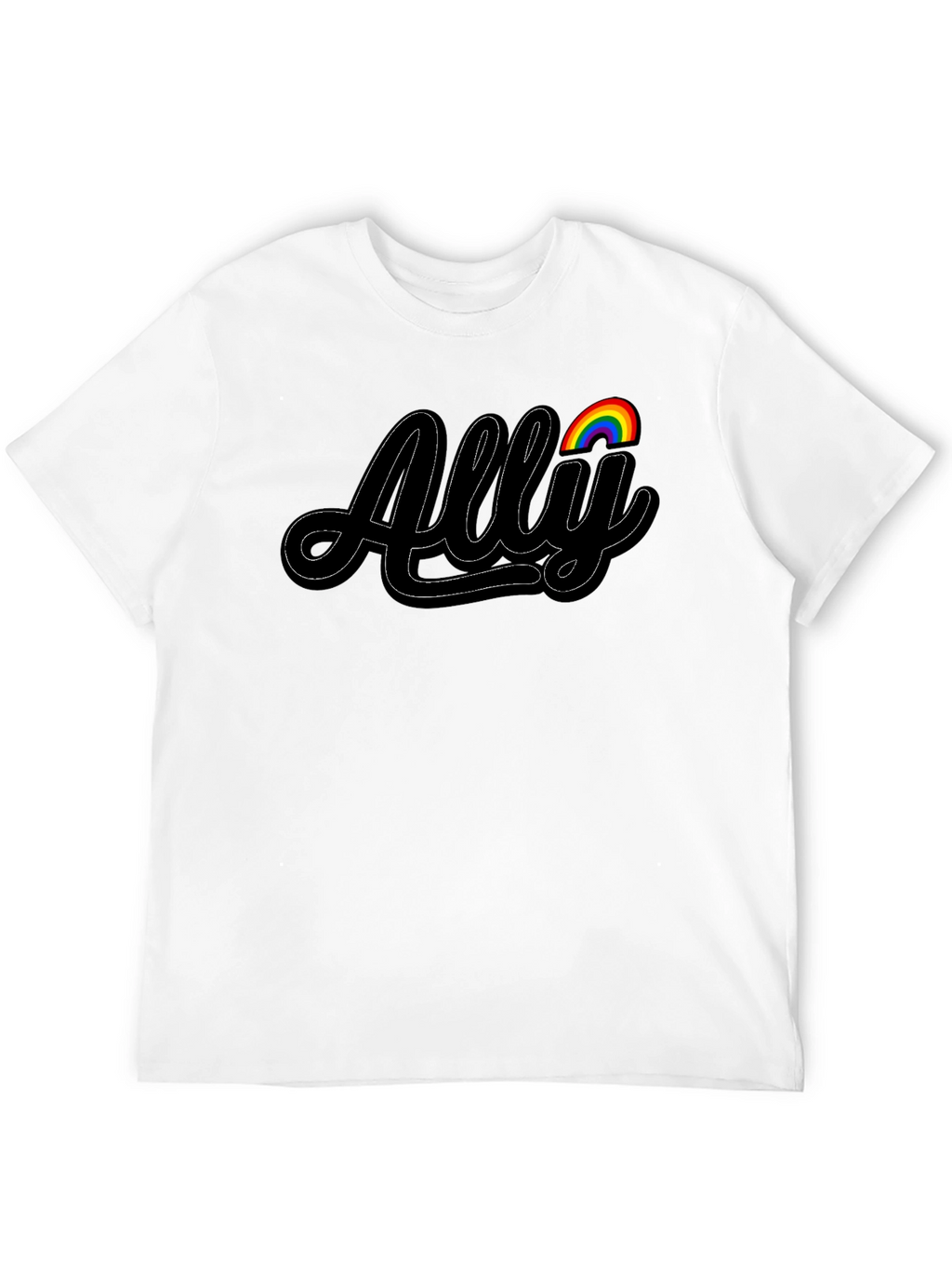 LGBTQ Ally T-Shirt - Black Pride Support