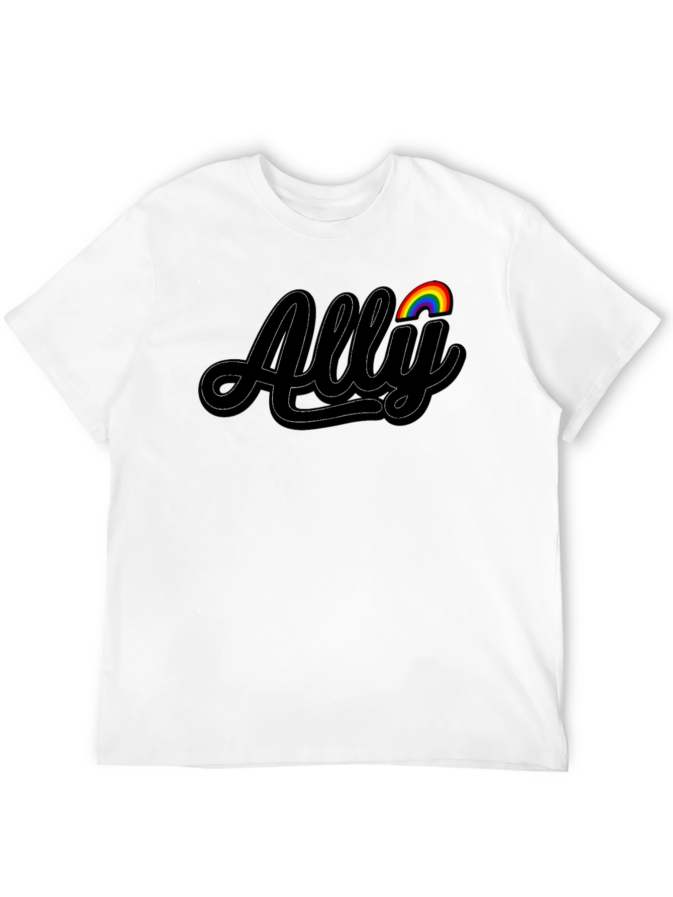 LGBTQ Ally T-Shirt - Black Pride Support